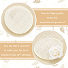 Linen Cloth Mini Hat Fascinator Base AJEW-WH0472-53C-4