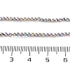 Electroplated Synthetic Non-magnetic Hematite Beads Strands G-C248-D01-2mm-02-4