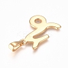 304 Stainless Steel Pendants LS-STAS-L210-06I-G-01-2