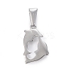 Tarnish Resistant 304 Stainless Steel Pendants LS-STAS-H110-09P-2