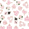 36Pcs 9 Styles Valentine's Day Theme Alloy Enamel Pendants ENAM-FS0002-52-3