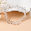 Unisex Chip Natural Quartz Crystal Beaded Stretch Bracelets BJEW-S143-16-4