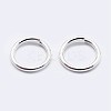 925 Sterling Silver Open Jump Rings STER-F036-02S-0.8x4mm-2
