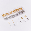 Brass Crimp Beads Covers KK-SC0001-09-5