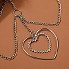 Alloy Sexy Hollow Elastic Multilayer Heart Chain FS-WGB5E69-01-4