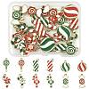 24Pcs 12 Styles Christmas Theme Alloy Enamel Pendants ENAM-FS0004-32-1