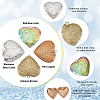 8Pcs 4 Style 304 Stainless Steel & 316 Stainless Steel Locket Pendants STAS-UN0027-58-4