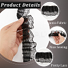 10M Polyester Pleated Lace Trim OCOR-CY0002-17C-5