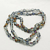 Electroplate Glass Beads EGLA-D028-05-2