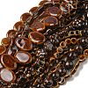 Handmade Porcelain Beads Strands PORC-B002-19D-1