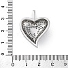 Brass Micro Pave Cubic Zirconia Pendants KK-S510-32GP-03-3