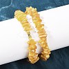 Natural Amber Chip Beaded Necklaces NJEW-L466-03C-3