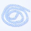 Electroplate Glass Beads Strands EGLA-A044-J3mm-B03-2