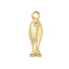 Brass Micro Pave Cubic Zirconia Pendants KK-I380-08G-1
