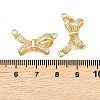 Brass Micro Pave Clear Cubic Zirconia Pendants KK-D109-01G-3
