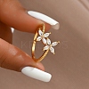 Flower Design Ladies Ring for Daily Wear EU5480-5-4