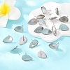 Tarnish Resistant 304 Stainless Steel Stud Earring Settings X-STAS-Q170-13-5