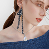 2Pcs Anti-Tarnish Rhodium Plated 925 Sterling Silver Micro Pave Cubic Zirconia Pendant Bails STER-BBC0007-23-5