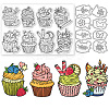 Globleland 1Pc Cupcake Carbon Steel Cutting Dies Stencils DIY-GL0004-65-1