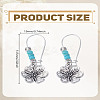 1Pair Alloy Hoop Earrings EJEW-LP0012-04AS-2