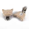 Beech Wood Kitten Baby Pacifier Holder Clips WOOD-T015-25-3