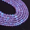 Synthetic Moonstone Beads Strands G-SZ0001-81B-2