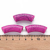 Opaque Crackle Acrylic Beads MACR-S372-001N-002-4