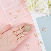 10Pcs 2 Style Rack Plating Brass Micro Pave Clear Cubic Zirconia Charms KK-BBC0003-13-3