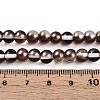 Baking Paint Transparent Glass Beads X1-DGLA-N011-6mm-09-4