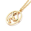 Colorful Cubic Zirconia Constellation Pendant Necklace LS-NJEW-H166-01H-3