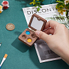 Wood Watercolor Paints Tins Box AJEW-WH0542-84A-3