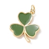 Brass Enamel Pendants KK-P217-03G-05-1