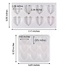 2Pcs 2 Style DIY Food Grade Silicone Molds DIY-SZ0006-55-2