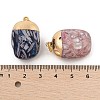 Transparent Epoxy Resin Pendants BSHE-R100-02A-3