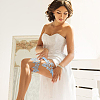 Polyester Lace Elastic Bridal Garters DIY-WH0308-149B-7