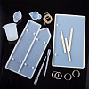 DIY Doorplate Silicone Mold Kits DIY-TA0008-32-3