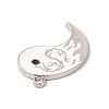 Alloy Enamel Pendants ENAM-F144-24A-3