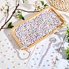 1400Pcs 3 Styles White Opaque Acrylic Beads MACR-PA0001-31-4