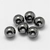 Non-magnetic Synthetic Hematite Beads G-P162-02-5mm-1