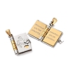 304 Stainless Steel Pendants SA-CBA694E-01GP-07-3