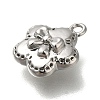 Rack Plating Brass Micro Pave Cubic Zirconia Charms KK-M014-03P-2