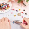 80Pcs 8 Colors Mother's Day Theme Alloy Enamel Charms ENAM-OC0001-07-3