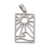 Non-Tarnish 304 Stainless Steel Pendants STAS-U010-14P-1