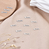 12Pcs Non-Tarnish 304 Stainless Steel Pendants STAS-LP0003-08P-04-1