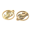 201 Stainless Steel Pendants STAS-A084-01G-2