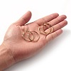 PVD Vacuum Plating 304 Stainless Steel Hoop Earrings LS-STAS-S078-08-30mm-6