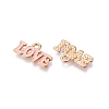 Valentine's Day Theme Alloy Enamel Pendants ENAM-T020-50D-03-2