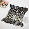 10 Skeins 6-Ply Polyester Embroidery Floss OCOR-CY0002-99E-7