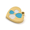 316 Surgical Stainless Steel Enamel Charms STAS-M073-32A-01G-2
