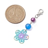 201 Stainless Steel Filigree Pendant Decorations HJEW-JM02503-3